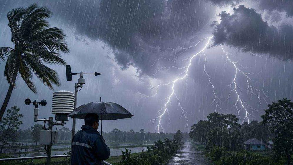 ঢাকাসহ বিভিন্ন অঞ্চলে বজ্রবৃষ্টির আভাস
